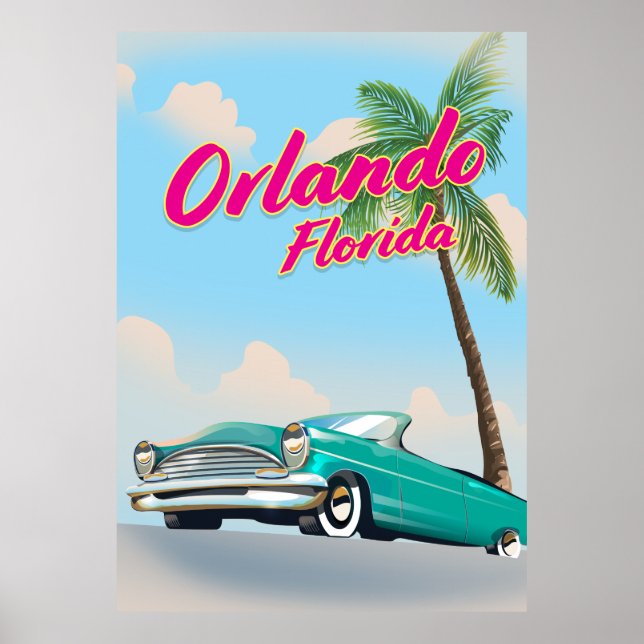 Póster Orlando Florida (Frente)