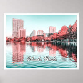 PÓSTER ORLANDO FLORIDA - LAGO EOLA