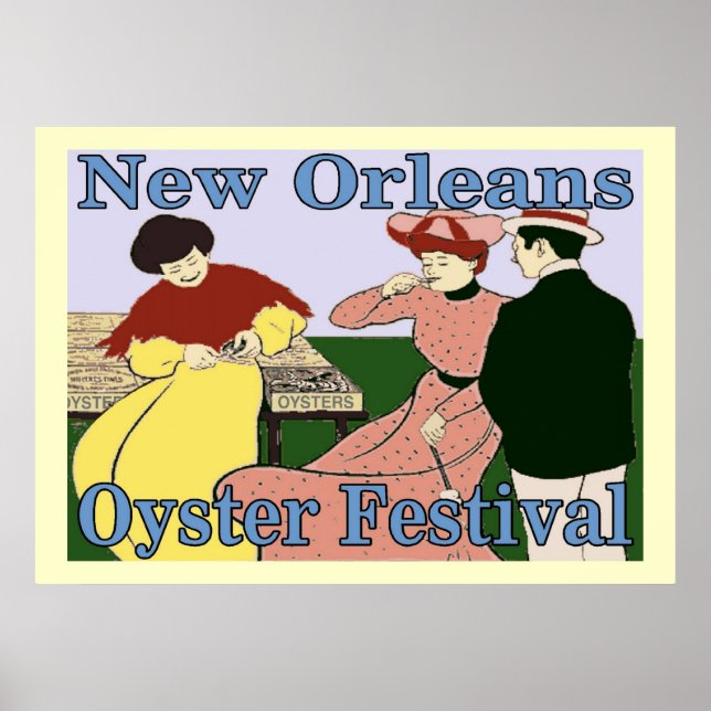 Póster Orleans Oyster Festival (Frente)