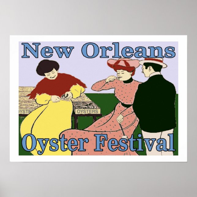 Póster Orleans Oyster Festival (Frente)