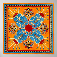 Ornamento asirio Imprimir por E. A. Nedwill