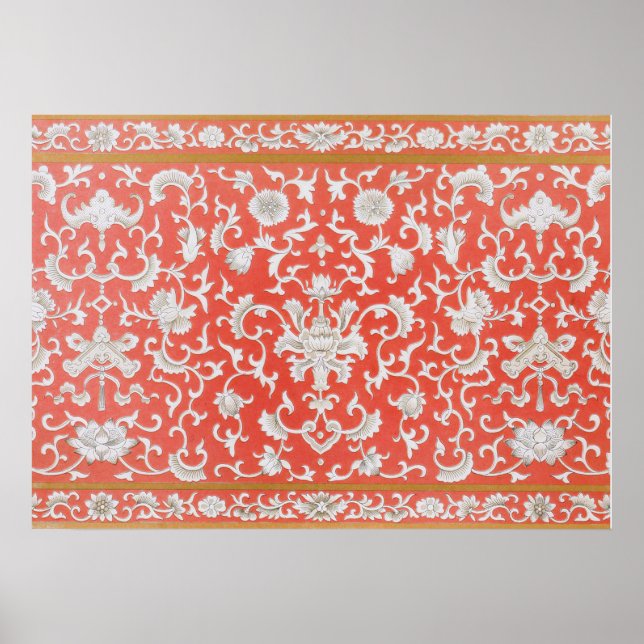 Póster Ornamento chino de Owen Jones (Frente)