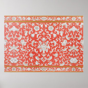 Póster Ornamento Chino por Owen Jones