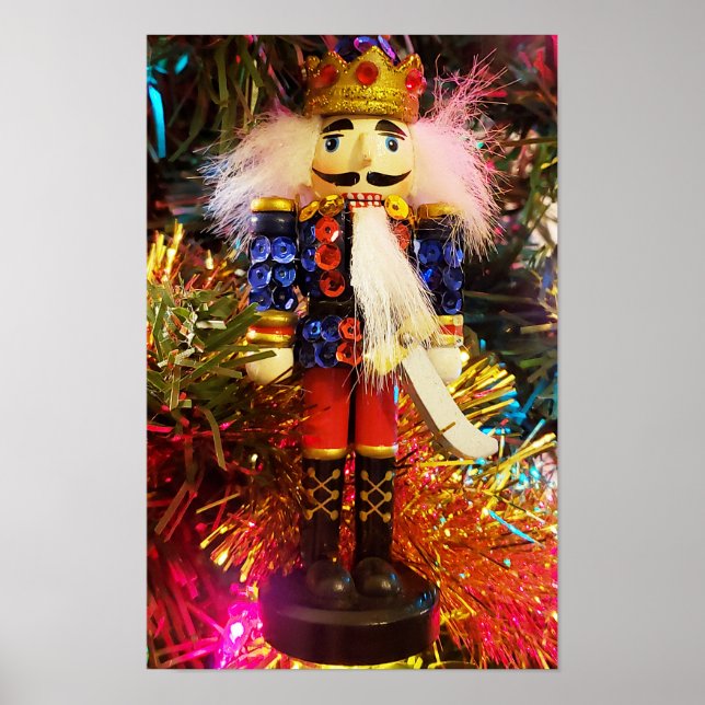 Póster Ornamento de navidad del soldado secuino (Frente)