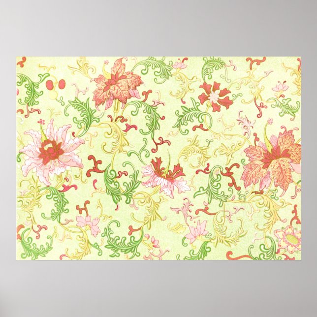 Póster Ornamento floral de Owen Jones Poster (Frente)