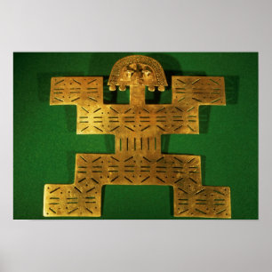 Póster Ornamento pectoral de la región del Tolima