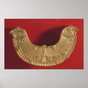 Póster Ornamento pectoral de los árboles de falcón