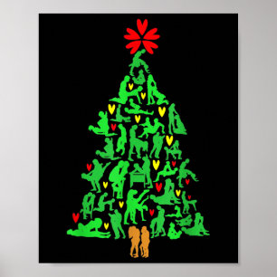 Póster Ornamentos de Navidad traviesos Kamasutra Humor pa