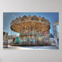 Ornate Carrusel al aire libre