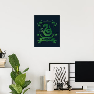 Póster Ornate SLYTHERIN™ House Escudo