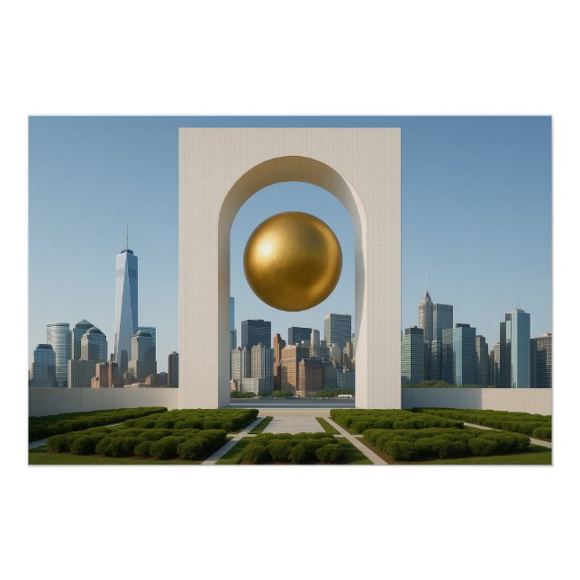 Póster Oro Arqueado (Anverso)