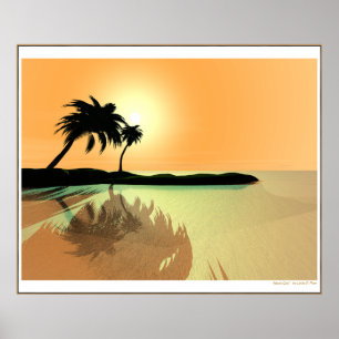 Póster Oro de la isla