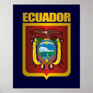 Póster "Oro Ecuador"