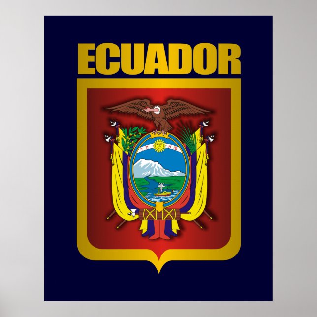 Póster "Oro Ecuador" (Frente)
