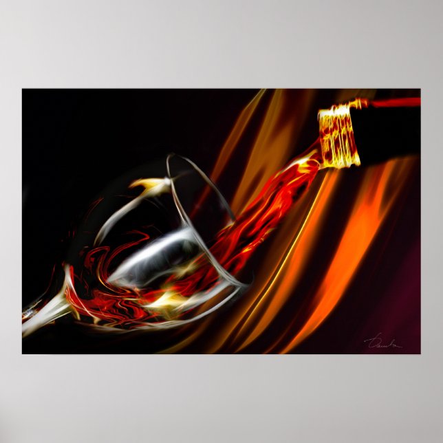 Póster oro líquido (Frente)