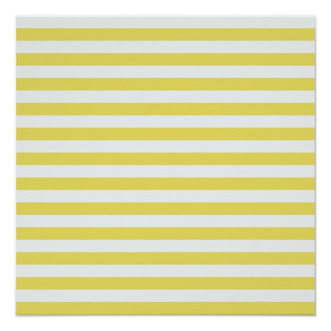 Póster Oro pálido y franjas blancas por Shirley Taylor (Anverso)