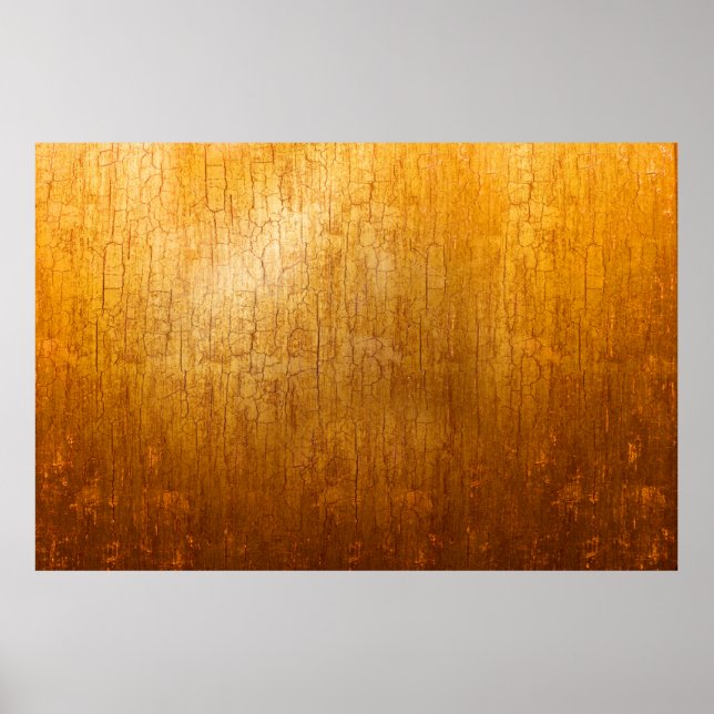 Póster Oro Serie oro, papel pintado, patrón, bruto, abstr (Frente)