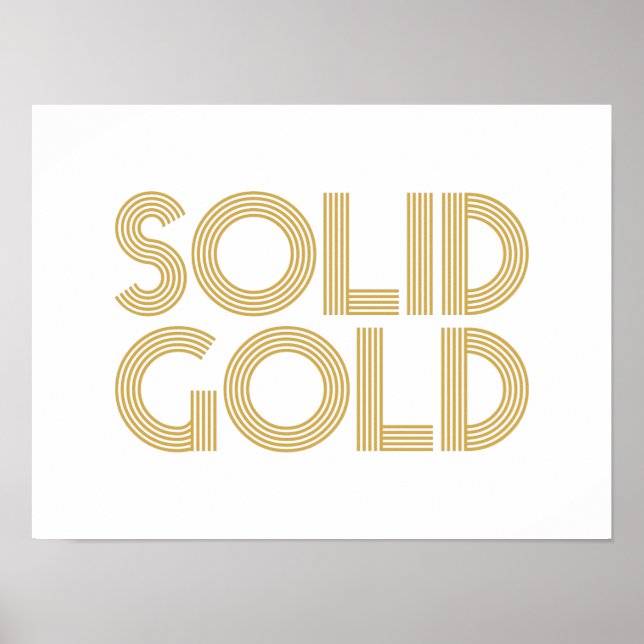 PÓSTER ORO SÓLIDO (Frente)