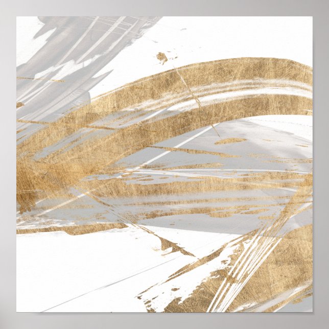 Póster Oro y gris (Frente)