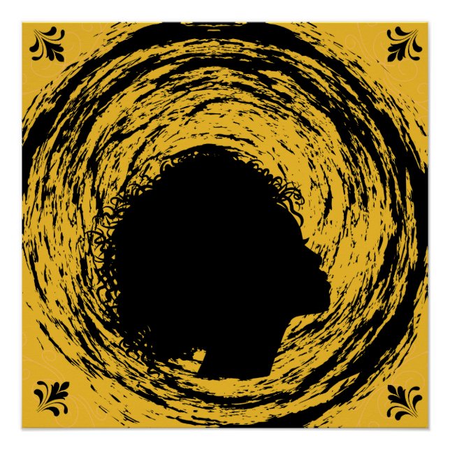 Póster Oro y negro (Anverso)