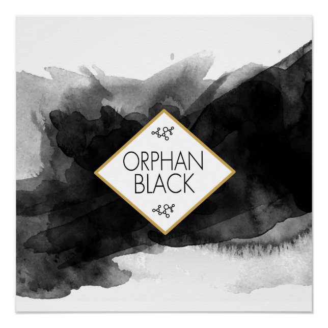 Póster Orphan Black Watercolor (Anverso)