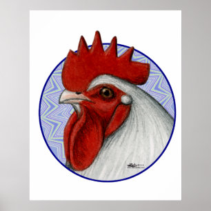 Póster Orpington Head Circle