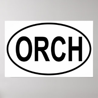 Póster Orquesta Oval