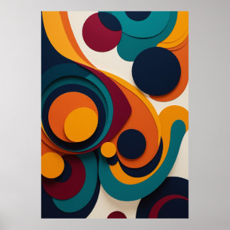 Póster Orquestación de color