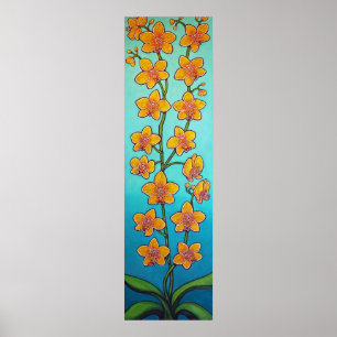 Póster Orquid Azure Bliss por Lisa Lorenz