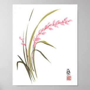 Póster Orquídea susurrante