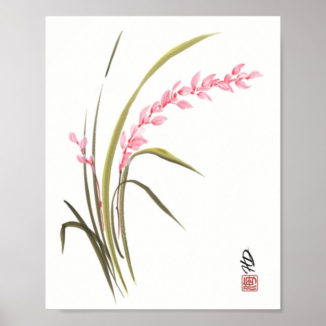 Póster Orquídea susurrante (Frente)