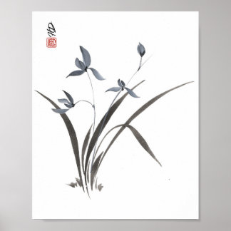 Póster Orquídea susurrante