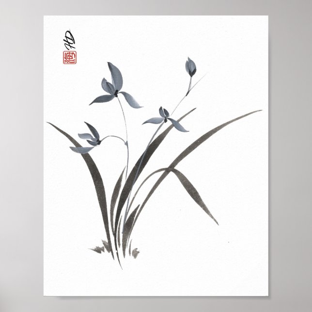 Póster Orquídea susurrante (Frente)