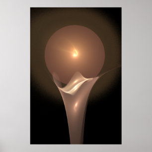 Póster 'Orquídea y Orb'