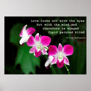 Póster Orquídeas en Acuarela