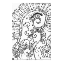 oruga y caracol poster de color 13x19