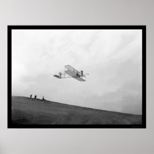 Póster Orville Gliding Kitty Hawk 1901