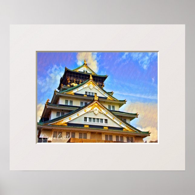 Póster Osaka Castle (Frente)