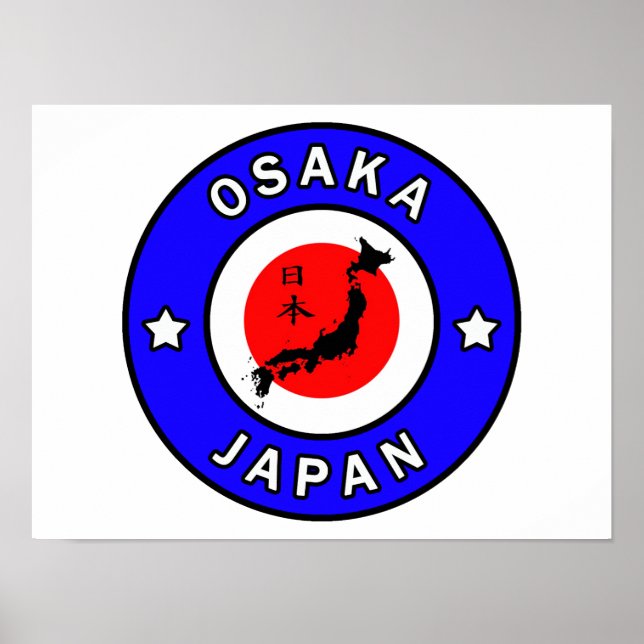 Póster Osaka Japón (Frente)