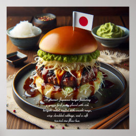 Póster Osaka Oishii Burger Dream