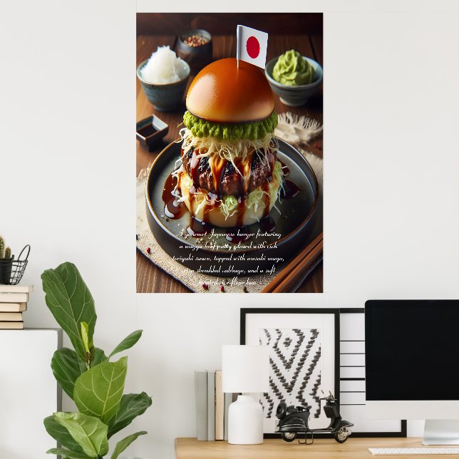 Póster Osaka Oishii Burger Dream 24x36 (Oficina en casa)