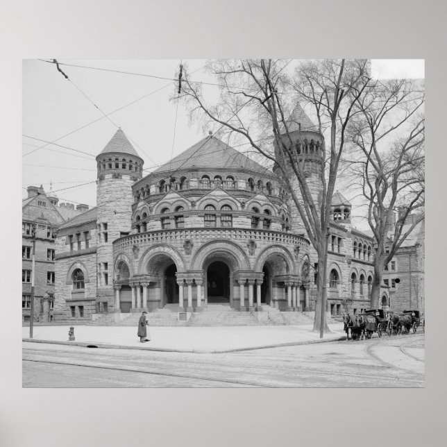 Póster Osborn Hall (Universidad de Yale) (Frente)