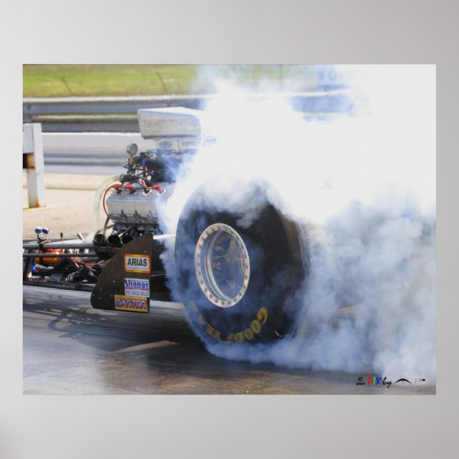 Póster Osceola Dragway_MG_5542 Dragster de combustible de (Frente)