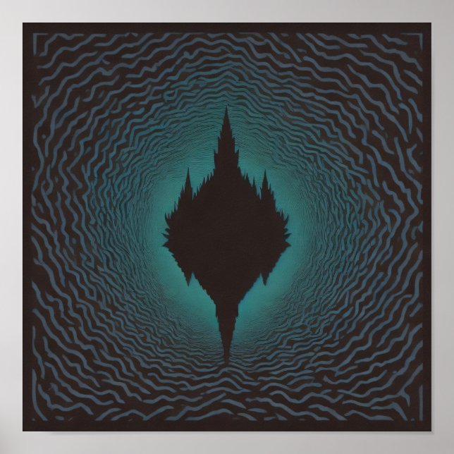 Póster Oscuridad reflejada (Frente)