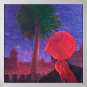 Póster Oscuridad roja Jodhpur 2012 del turbante