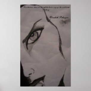 Póster oscuridad verdadera