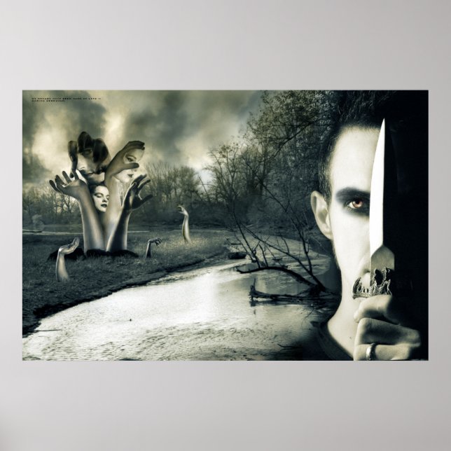 Póster Oscuro han sido mis sueños de finales de la II (Frente)