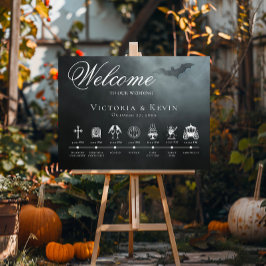 Póster Oscuro Moody Midnight Bat & Fog Orden de eventos