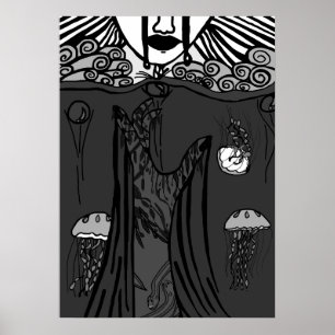 Póster Oscuro pesar