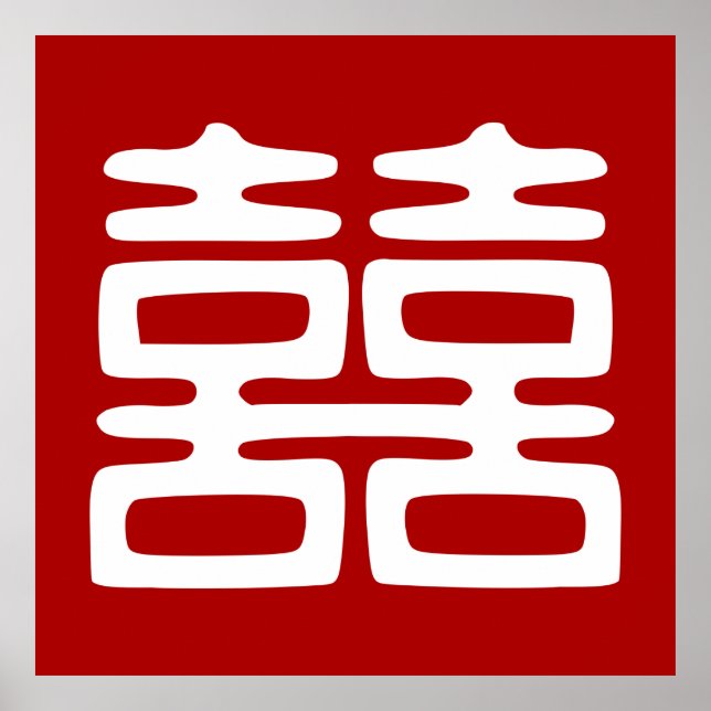 Póster Oscuro Red Doble Felicidad - Negrita (Frente)